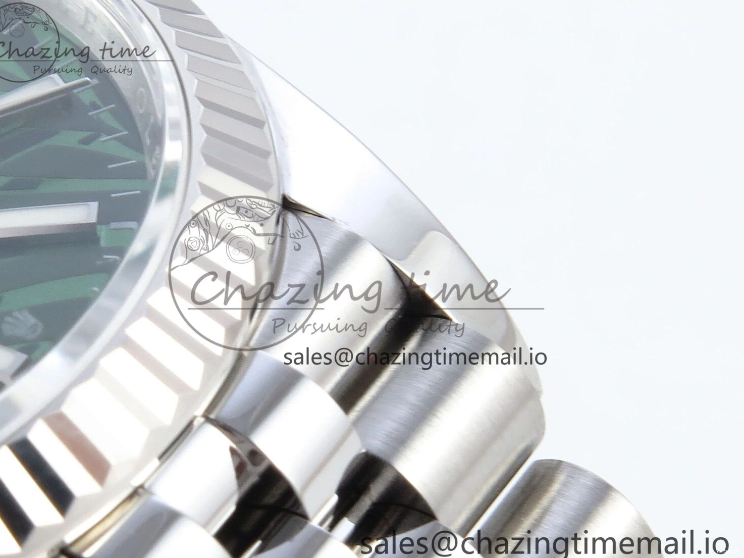 DateJust Jubilee Leaf A3235 Bracelet Edition EWEF on Green Dial 36 Marker Stick 126234 Best 0307